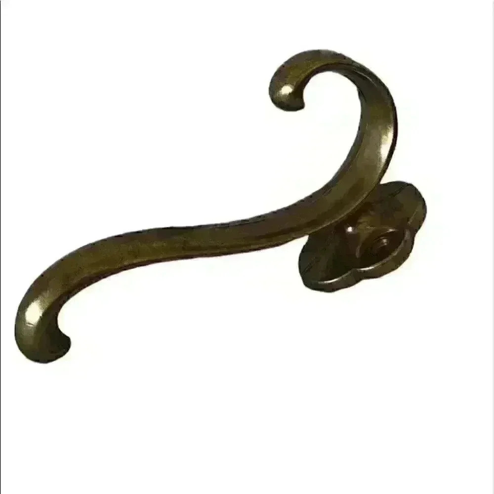 VTG Coat and Hat Brass Hook about 5" long